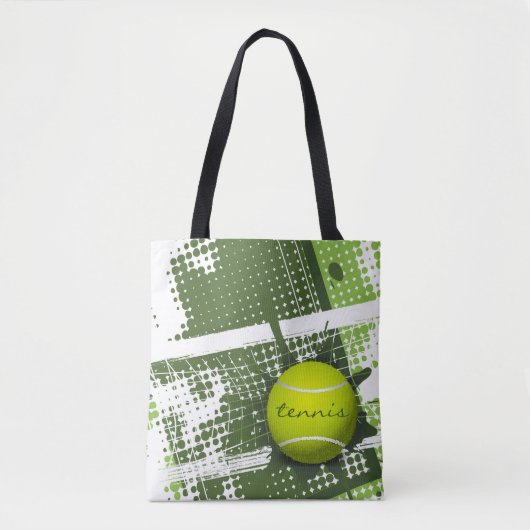 Tennis Design Canvas tas (Voorkant)