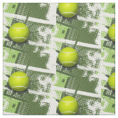 Tennis Design Fabric Stof (Swatch)