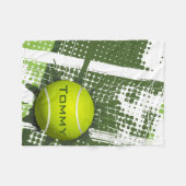 Tennis Design Fleece Blanket (Voorkant (Horizontaal))