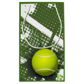 Tennis Design Gift Bag Klein Cadeauzakje (Achterkant)