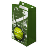 Tennis Design Gift Bag Klein Cadeauzakje (Voorkant Gekanteld)