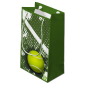 Tennis Design Gift Bag Klein Cadeauzakje (Achterkant Gekanteld)
