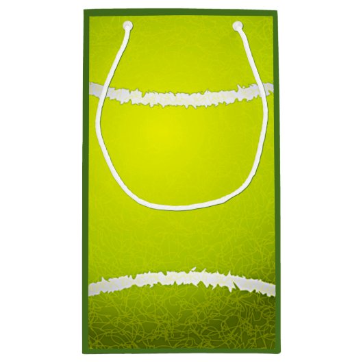 Tennis Design Gift Bag Klein Cadeauzakje (Achterkant)