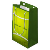 Tennis Design Gift Bag Klein Cadeauzakje (Voorkant Gekanteld)