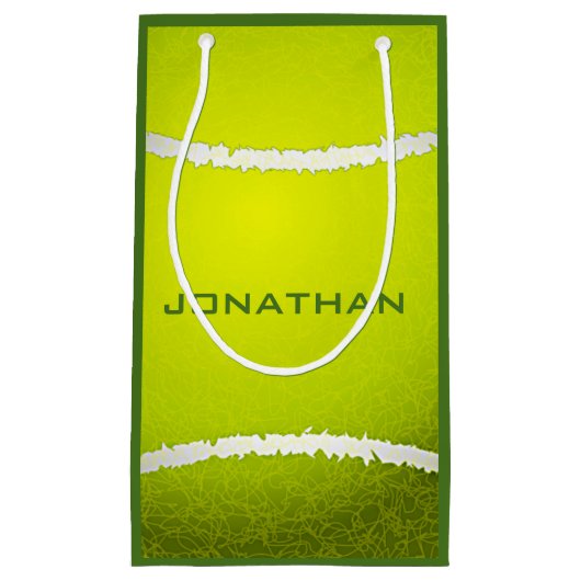 Tennis Design Gift Bag Klein Cadeauzakje (Voorkant)