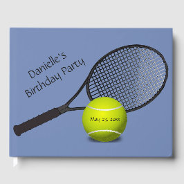 Tennis Design Guest Book Gastenboek