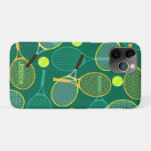 Tennis Design iPhone Pro Hoesje (Achterkant (horizontaal))