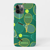 Tennis Design iPhone Pro Hoesje (Achterkant)