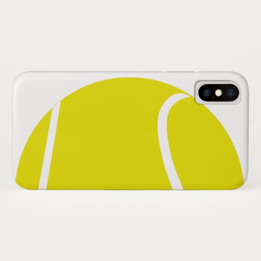 Tennis Design iPhone X Hoesje (Achterkant (horizontaal))