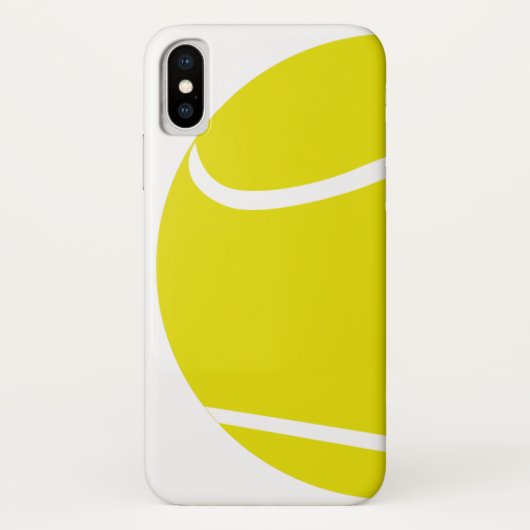 Tennis Design iPhone X Hoesje  (Achterkant)