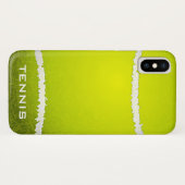 Tennis Design iPhone X Hoesje (Achterkant (horizontaal))