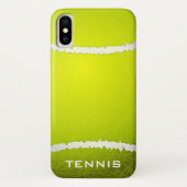 Tennis Design iPhone X Hoesje (Achterkant)