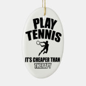 Tennis design keramisch ornament (Rechts)