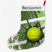 Tennis Design Large Kerststop Grote Kerstsok (Achterkant)