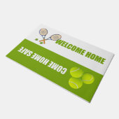 Tennis Design Mat, Cute Welcome Home Rug Deurmat (Schuin)