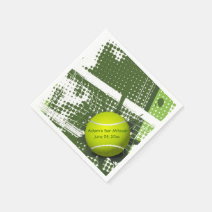Tennis Design Paper Napkins Servetten