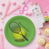 Tennis Design Paper Party-Bord Papieren Bordje (Feest)