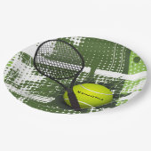Tennis Design Paper Party-Bord Papieren Bordje (Gekanteld)