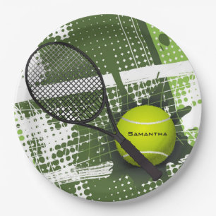 Tennis Design Paper Party-Bord Papieren Bordje