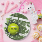 Tennis Design Paper Party-Bord Papieren Bordje (Feest)
