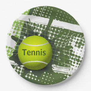 Tennis Design Paper Party-Bord Papieren Bordje