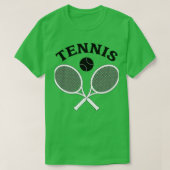 Tennis Design Racket Ball T T-shirt (Design voorkant)