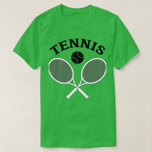 Tennis Design Racket Ball T T-shirt (Design voorkant)