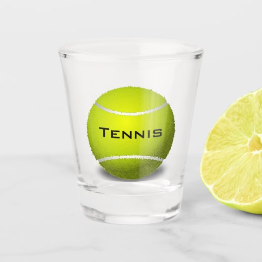Tennis Design Shot Glass Glas (Voorkant)