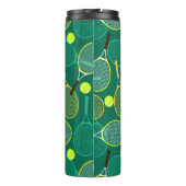 Tennis Design Thermal Tumbler Thermosbeker (Achterkant)
