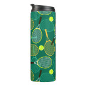 Tennis Design Thermal Tumbler Thermosbeker (Geroteerd rechts)