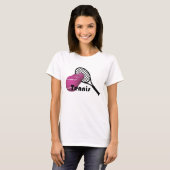Tennis Design Women's Basic T-shirt (Voorkant volledig)