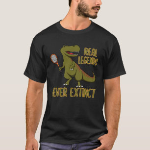 Tennis Dinosaur Rex & Racket nooit uitgestorven Ty T-shirt