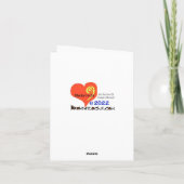 Tennis Diva Compliment Wenskaart Kaart (Achterkant)