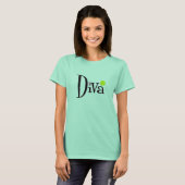 Tennis - Diva T-shirt (Voorkant volledig)