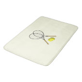 Tennis Doubles Cream Badmat (Gekanteld)