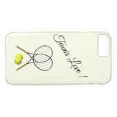 Tennis Doubles Cream Case-Mate iPhone Case (Achterkant (Horizontaal))
