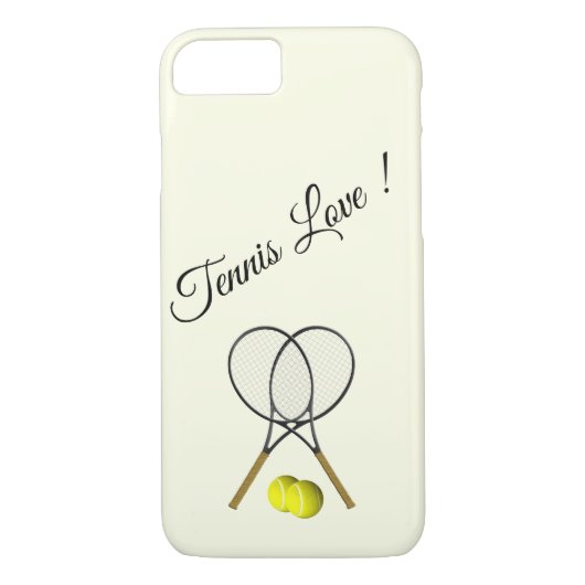 Tennis Doubles Cream Case-Mate iPhone Case (Achterkant)