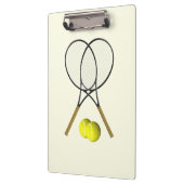 Tennis Doubles Cream Klembord (Links)