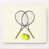 Tennis Doubles Cream Muismat (Voorkant)