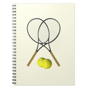 Tennis Doubles Cream Notitieboek