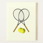 Tennis Doubles Cream Planner (Achterkant)