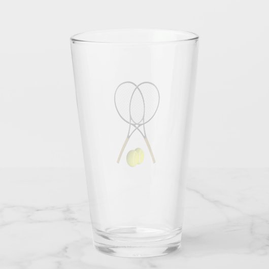 Tennis Doubles Glas (Achterkant)