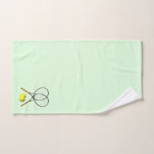 Tennis Doubles Green Bad Handdoek (Handdoek)