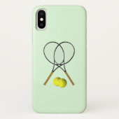 Tennis Doubles Green Case-Mate iPhone Case (Achterkant)