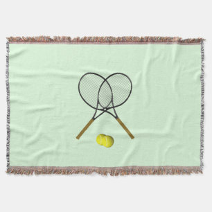 Tennis Doubles Green Deken
