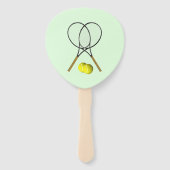 Tennis Doubles Green Handwaaier (Voorkant)