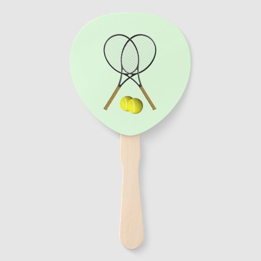 Tennis Doubles Green Handwaaier (Voorkant)