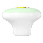 Tennis Doubles Green Keramische Knop (Zijkant)