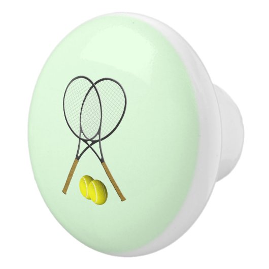 Tennis Doubles Green Keramische Knop (Rechts)