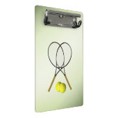 Tennis Doubles Green Mini Klembord (Schuin)